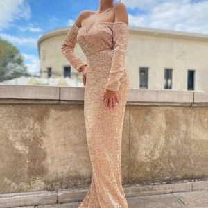 Women's sequin dress gown size M